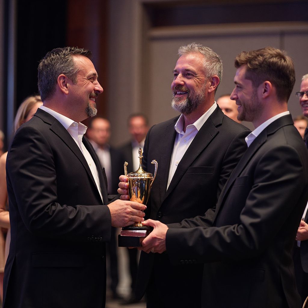 Award ceremony recognition