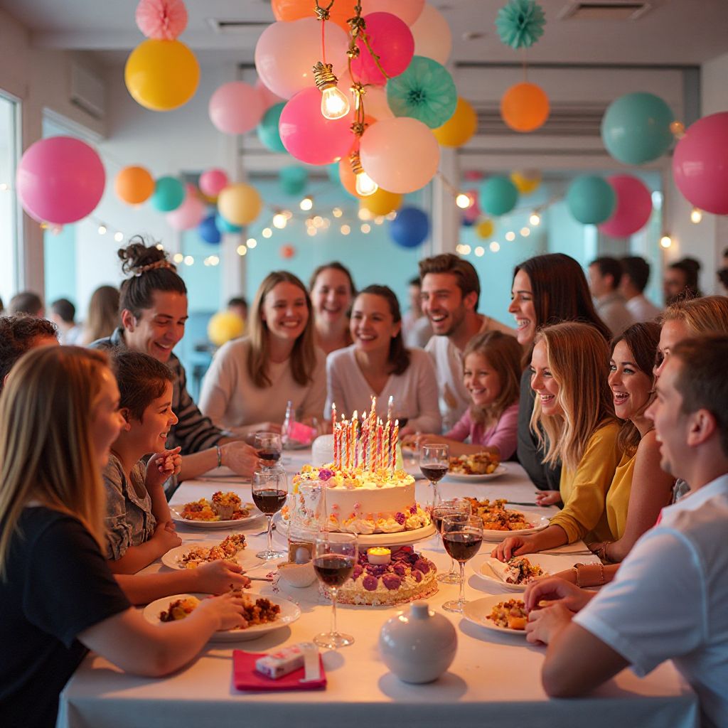 Birthday party celebration