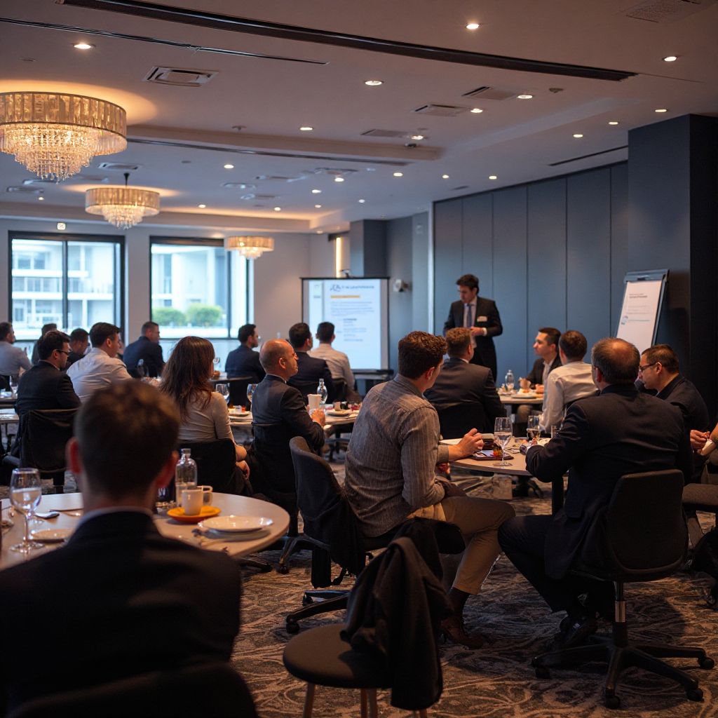 Corporate event seminar